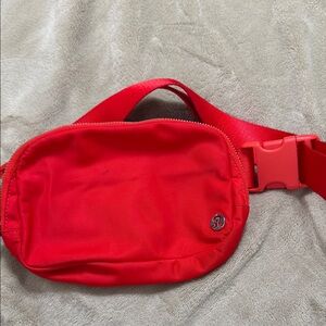 Lululemon Red Belt Bag